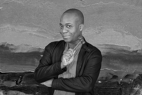 A publicity photo for a project.